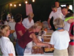 Strkung im Marketenderzelt